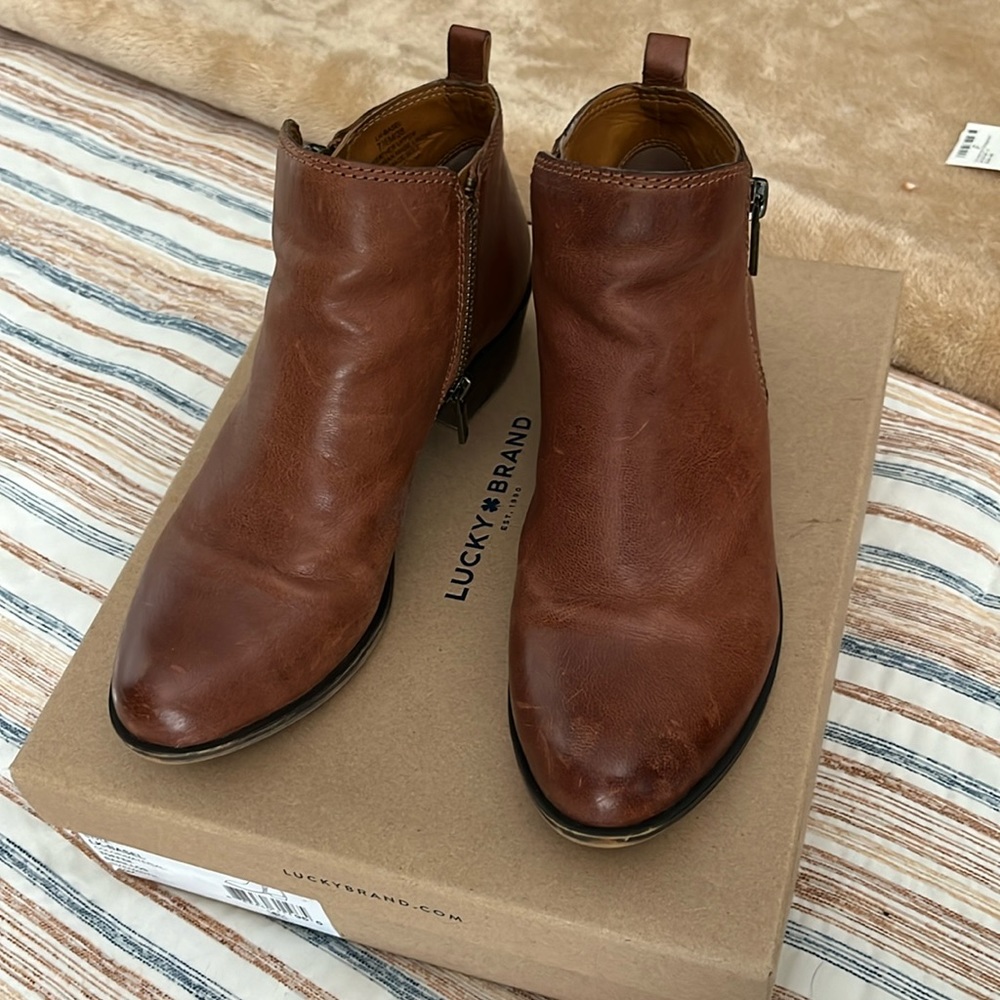Lucky brand booties 7.5